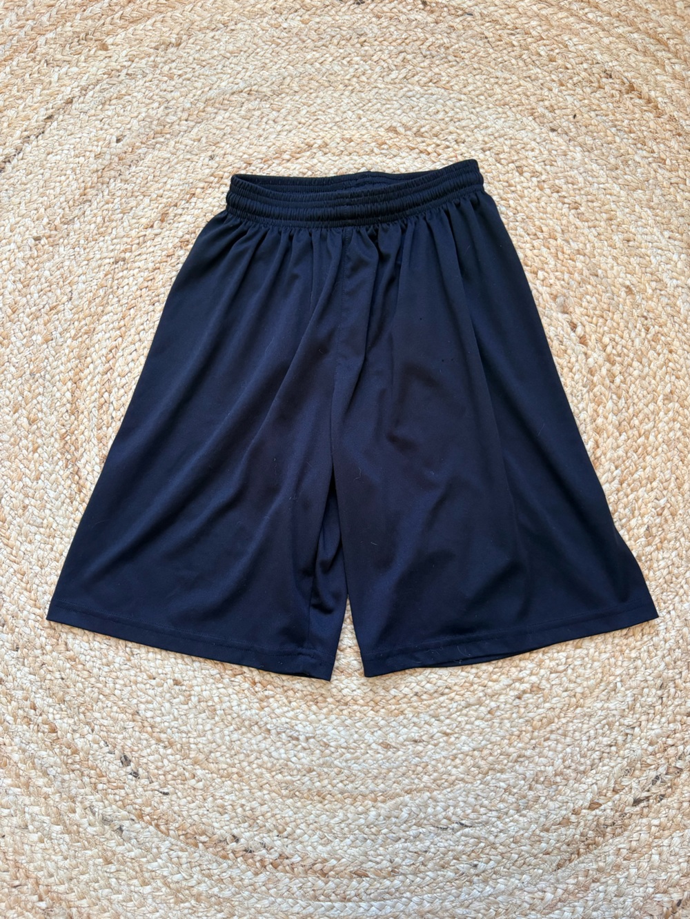 Kids Black Athletic Shorts